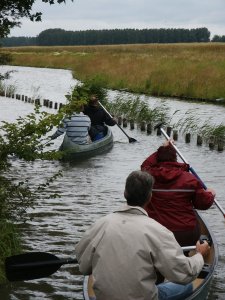 Ook kanovaren is mogelijk op het eiland